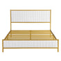 Levede Metal Bed Frame Under Bed Storage Double Beige