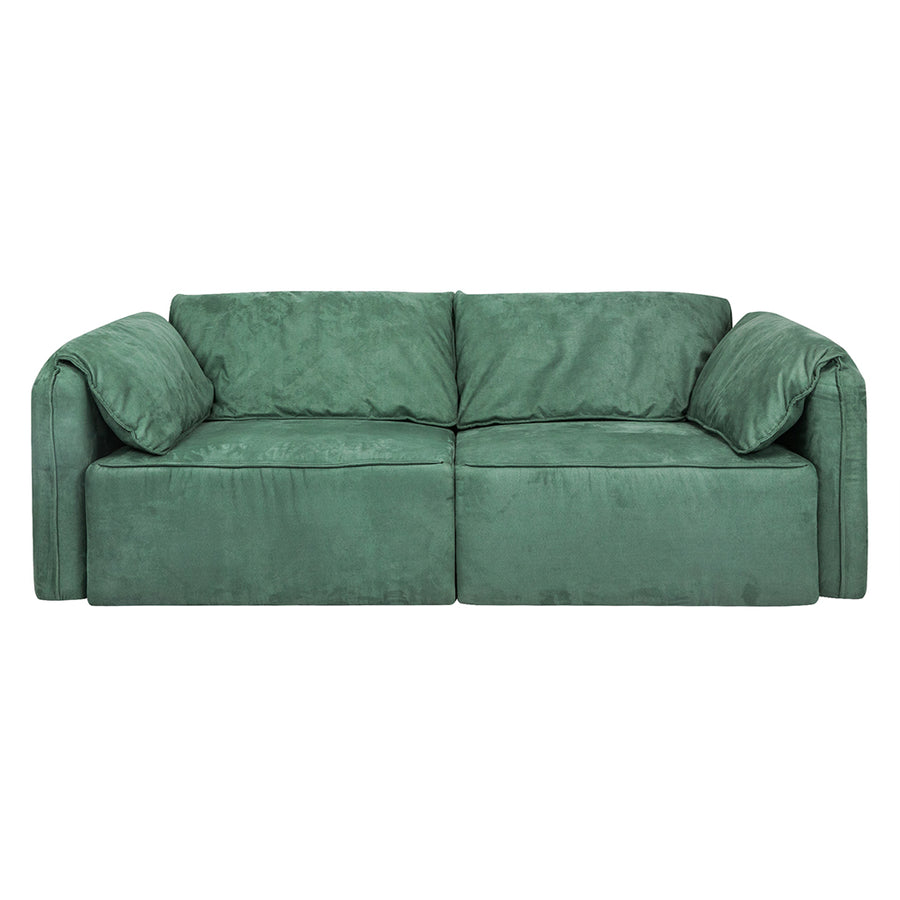 Levede Sofa Floor Couch 3-Seater Leathaire-2006732843924983809