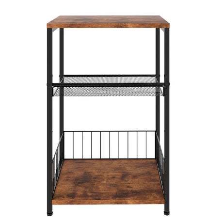 Levede Side Table 3-Tier Storage Shelf Modern Table-2011971113818656769