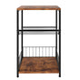 Levede Side Table 3-Tier Storage Shelf Modern Table
