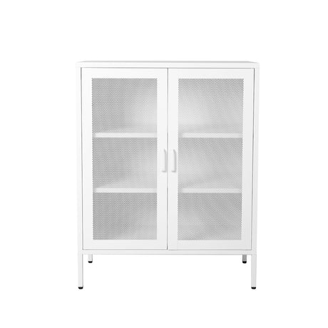 Levede Storage Cabinet Steel Kitchen White-2006733266870210561