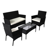 Levede 4PCS Outdoor Furniture Setting
