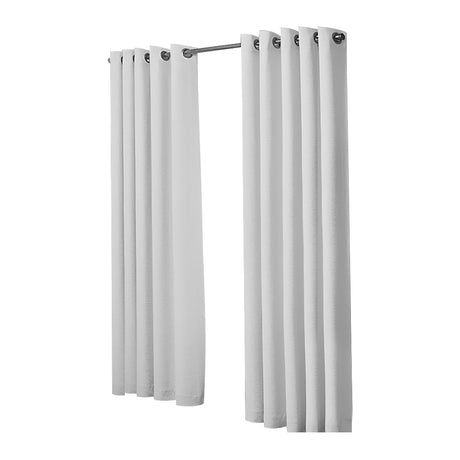 2x Blockout Curtains Panels 3 Layers Grey-2018816694482505729