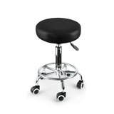 2x Levede Swivel Salon Barstool Hairdressing Black