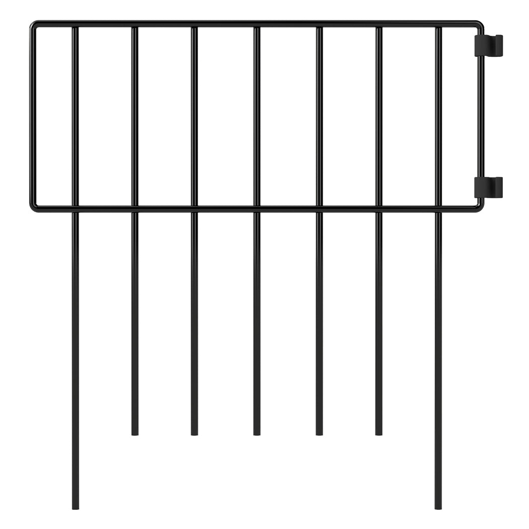 Mountview 10 Pcs Garden Fence Border Rustproof Metal-2006733422592135169