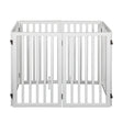PaWz Wooden Pet Gate Dog Fence Safety White 6 Panels-2018816846903513089