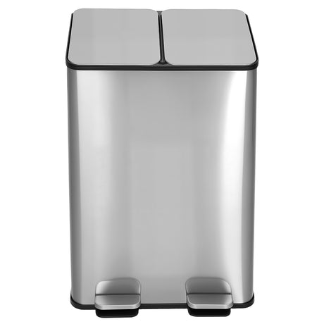 Toque 60L Pedal Bin Kitchen Waste Can Recycling Dustbin-2018816879359037441