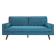 Levede Fabric Sofa Armchair 3 Seater Couch Blue 191cm Wide-1954802588826341377