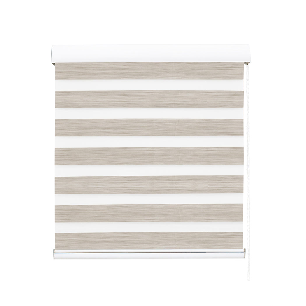 Marlow Blackout Zebra Roller Blind Curtains 180x210 Beige-2018816833234276353
