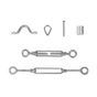 Traderight Balustrade Wire Kit Rope