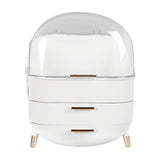 Makeup Organizer Case Drawer Portable White-2006733282275889153