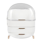 Makeup Organizer Case Drawer Portable White-2006733282275889153