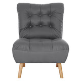 Levede Accent Chair Sofa Recliner Adjustable Grey