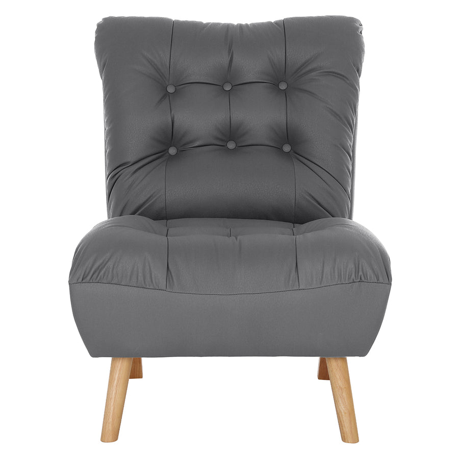 Levede Accent Chair Sofa Recliner Adjustable Grey-2018816931150303233