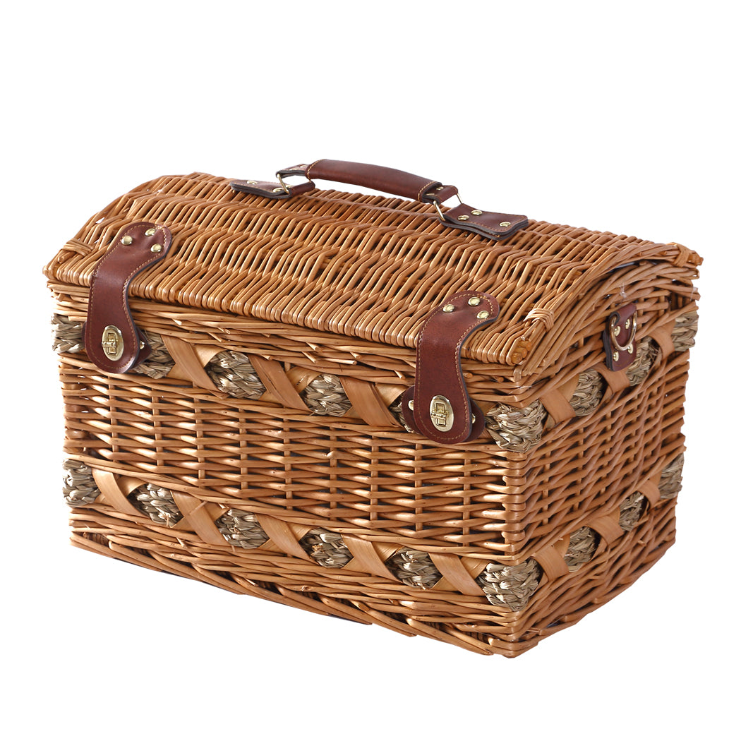 4 Person Picnic Basket Baskets Set Outdoor-2006733308033110017