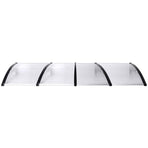 Mountview Window Door Awning Outdoor 1M X 4M Transparent 1x4M-2006733104710029313