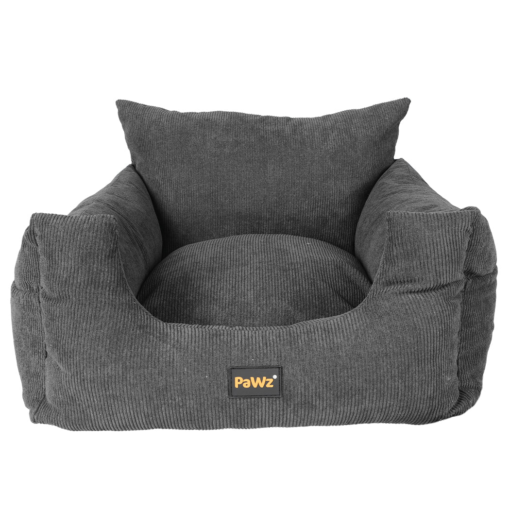PaWz Pet Car Booster Seat Dog Protector M Grey Medium-1954802559755620353
