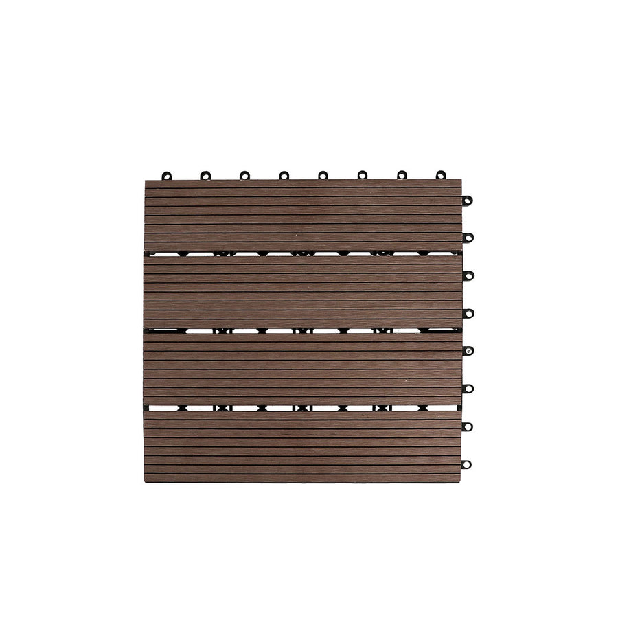 Marlow x10 Floor Tiles Plastic Decking Coffee-2006733022304538625