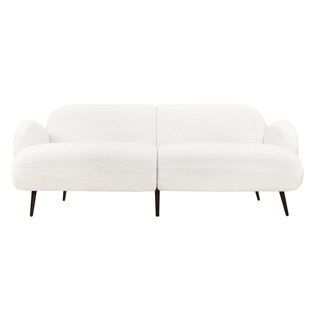 Levede Cloud Sofa 3 Seater Sherpa Fleece White-1954802386396647425