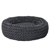 PaWz Calming Dog Bed Warm Soft Plush L Dark Grey Large-2006732983616278529