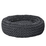 PaWz Calming Dog Bed Warm Soft Plush L Dark Grey Large-2006732983616278529