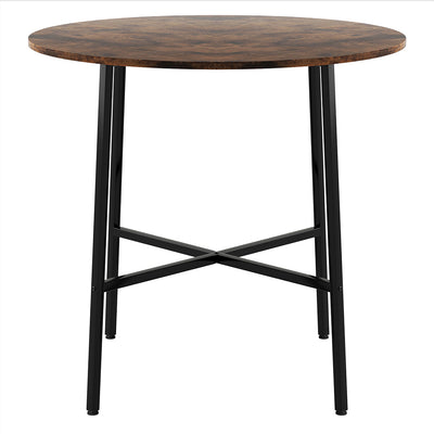 Levede Dining Table Round Kitchen 4 Person Coffee 80cm