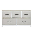 Levede Storage Cabinet Tower Chest Beige-2006733261870600193