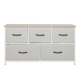 Levede Storage Cabinet Tower Chest Beige-2006733261870600193