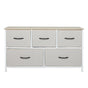 Levede Storage Cabinet Tower Chest Beige