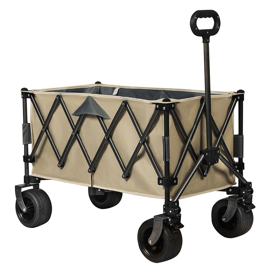 Lambu Folding Wagon Cart Khaki-2006732894487318529