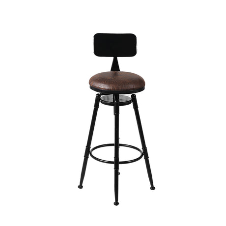 Levede 1x Industrial Bar Stools Kitchen-2006733237048709120