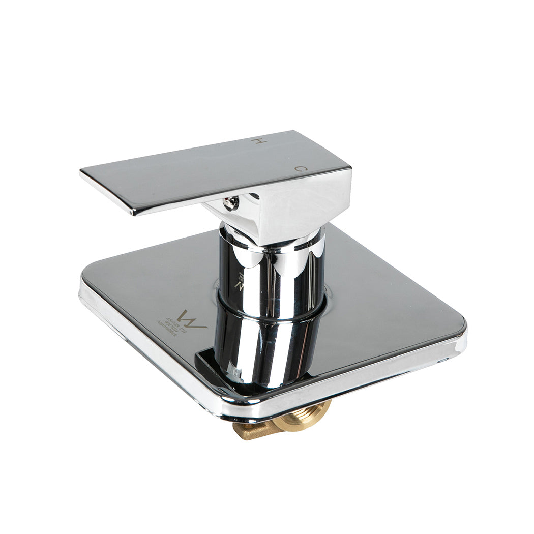 Dutxa Brass Shower Mixer Tap Cold Hot Charcoal-2006733190127030273