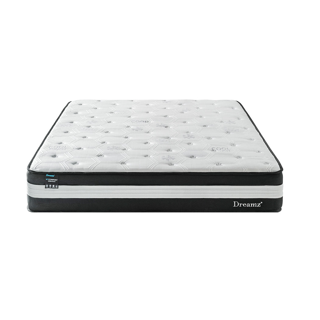 Dreamz Double Cooling Mattress 5 Zone 25cm-1954802859866460161