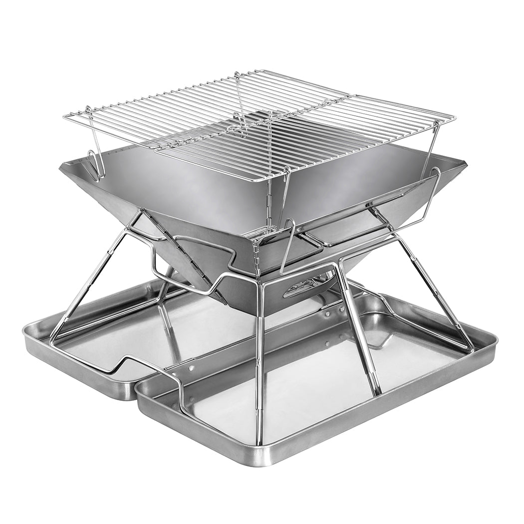 Levede Folding BBQ Portable Charcoal Grill 2-IN-1-2006732907498049537