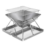 Levede Folding BBQ Portable Charcoal Grill 2-IN-1-2006732907498049537