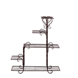 Levede Plant Stand Outdoor Indoor Metal Bronze-2018816781946327041
