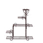 Levede Plant Stand Outdoor Indoor Metal Bronze