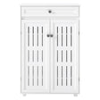 Levede Shoe Cabinet Door Storage Rack Cupboard White-2011971110257692673