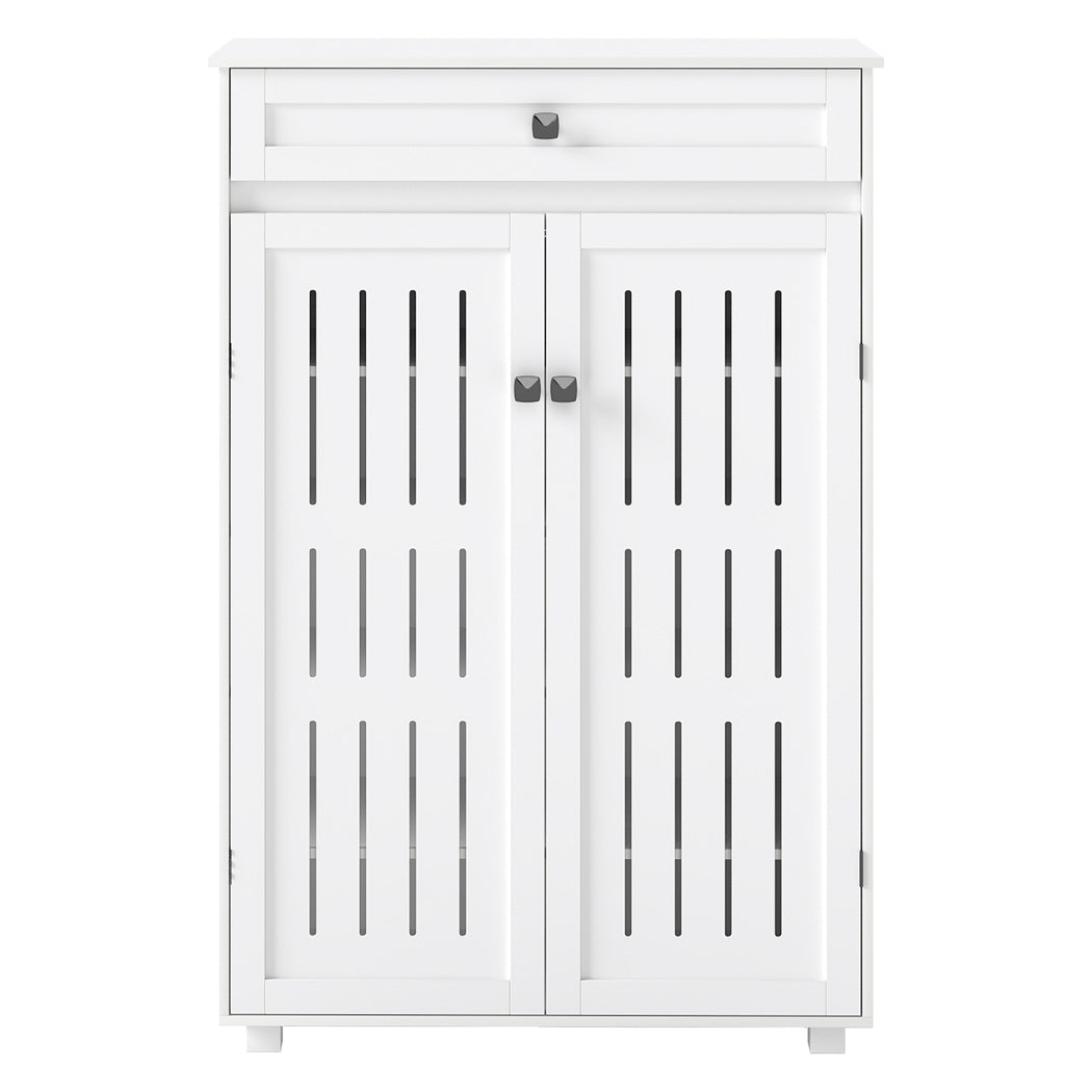 Levede Shoe Cabinet Door Storage Rack Cupboard White-2011971110257692673