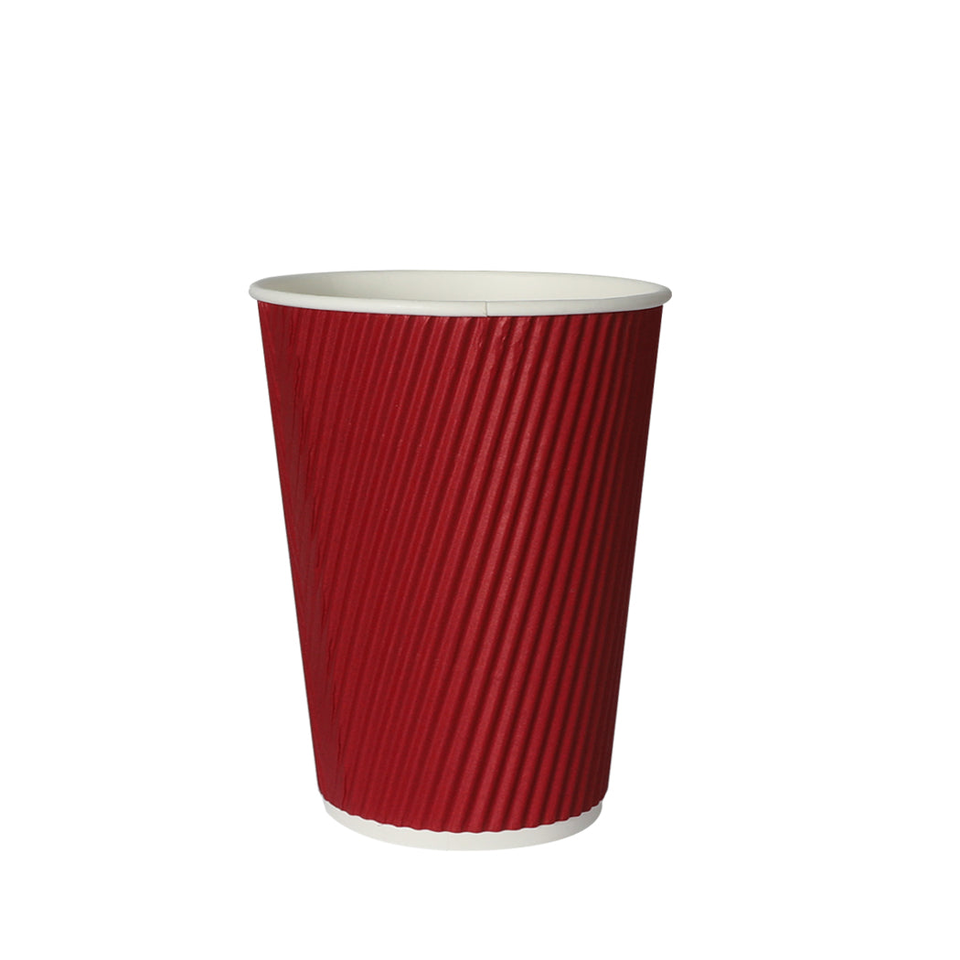 200 Pcs 16oz Disposable Takeaway Coffee Red-2006733304543449089