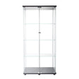 164cm Glass Display Cabinet 2 Doors-2006732805702291457
