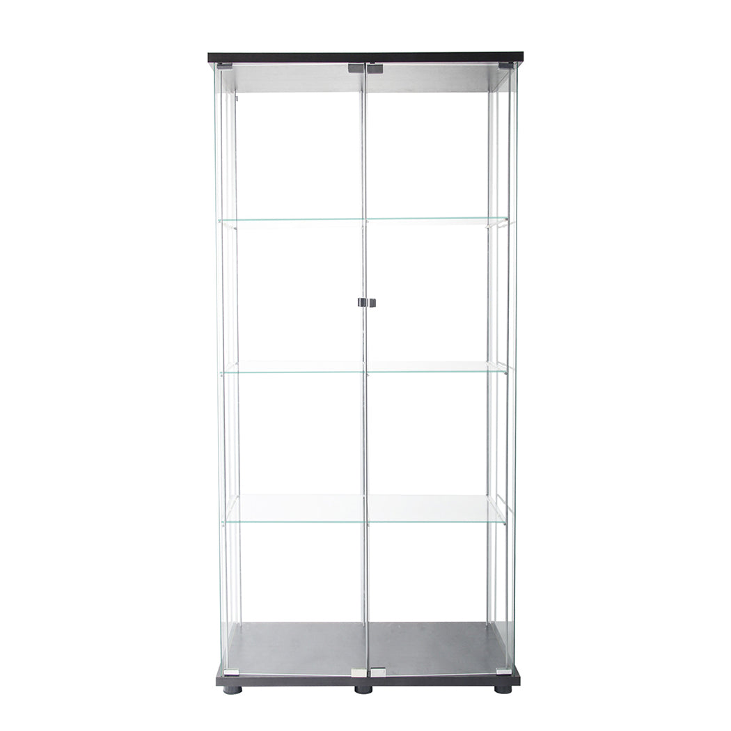 164cm Glass Display Cabinet 2 Doors-2006732805702291457