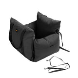 PaWz Dog Car Seat Booster Belt Black - Low Angle