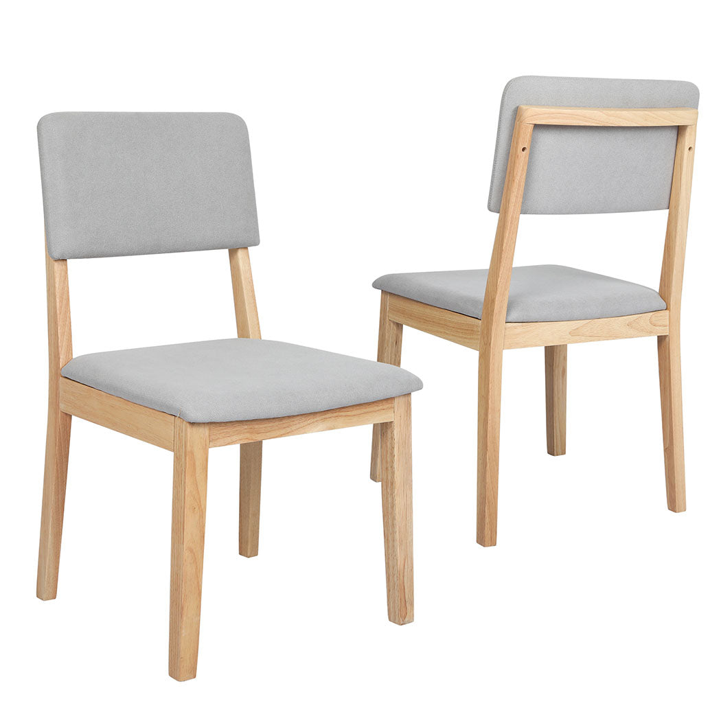 Levede Dining Chairs 4 Upholstered Kitchen Chair-2006732735632248833