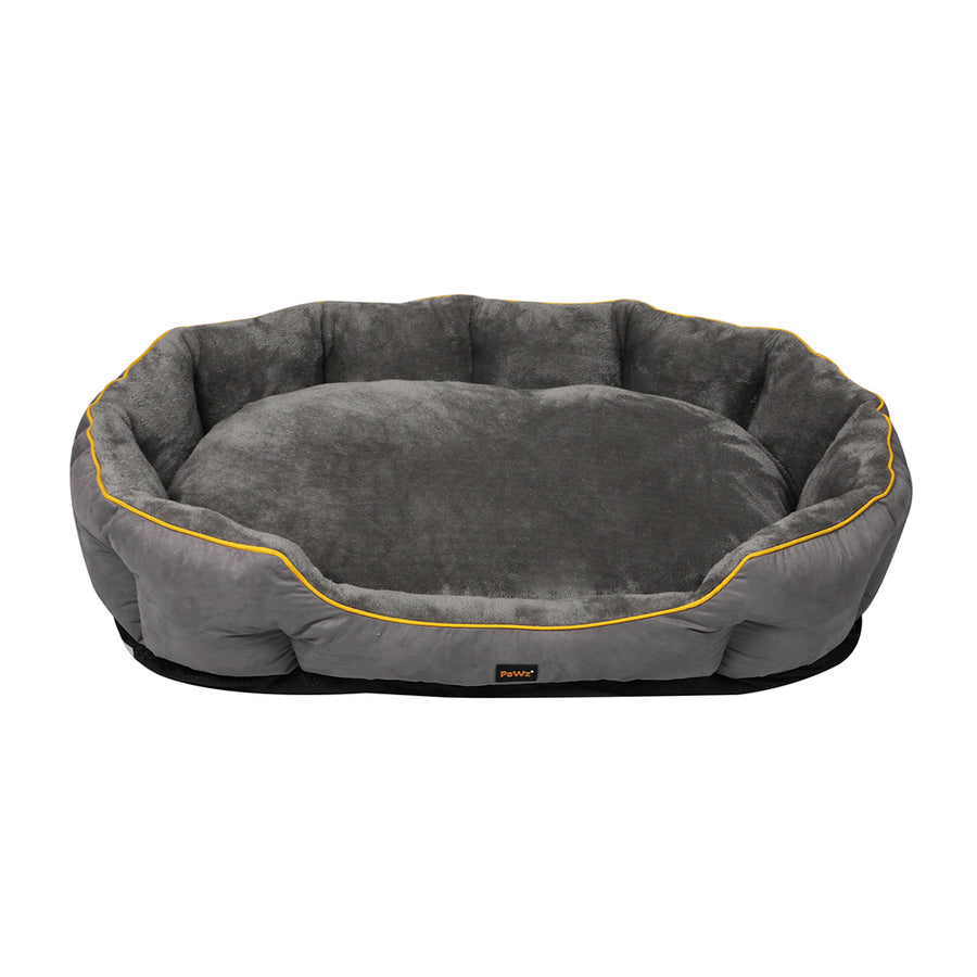 PaWz Electric Pet Heater Bed Heated M Grey Medium-2018816749016846337