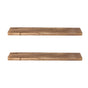 Levede 2Pcs Floating Shelves Wall Mounted Large
