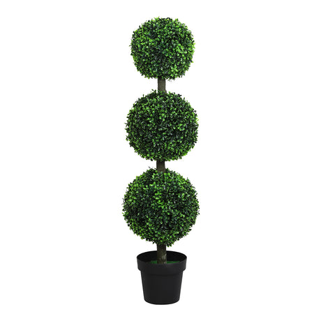 Lambu Artificial Triple Ball Boxwood Trees-1954802441748877313