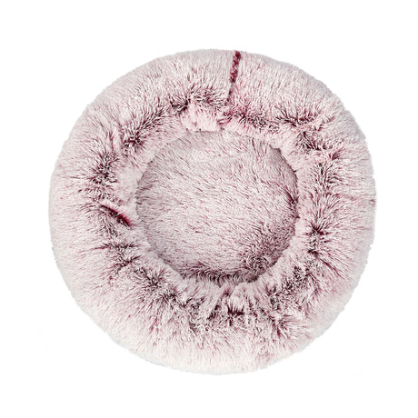 PaWz Pet Bed Cat Dog Donut Nest Calming L Pink Large-2018816774023286785