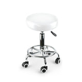 2x Levede Swivel Salon Barstool Hairdressing White-2018816797721104385