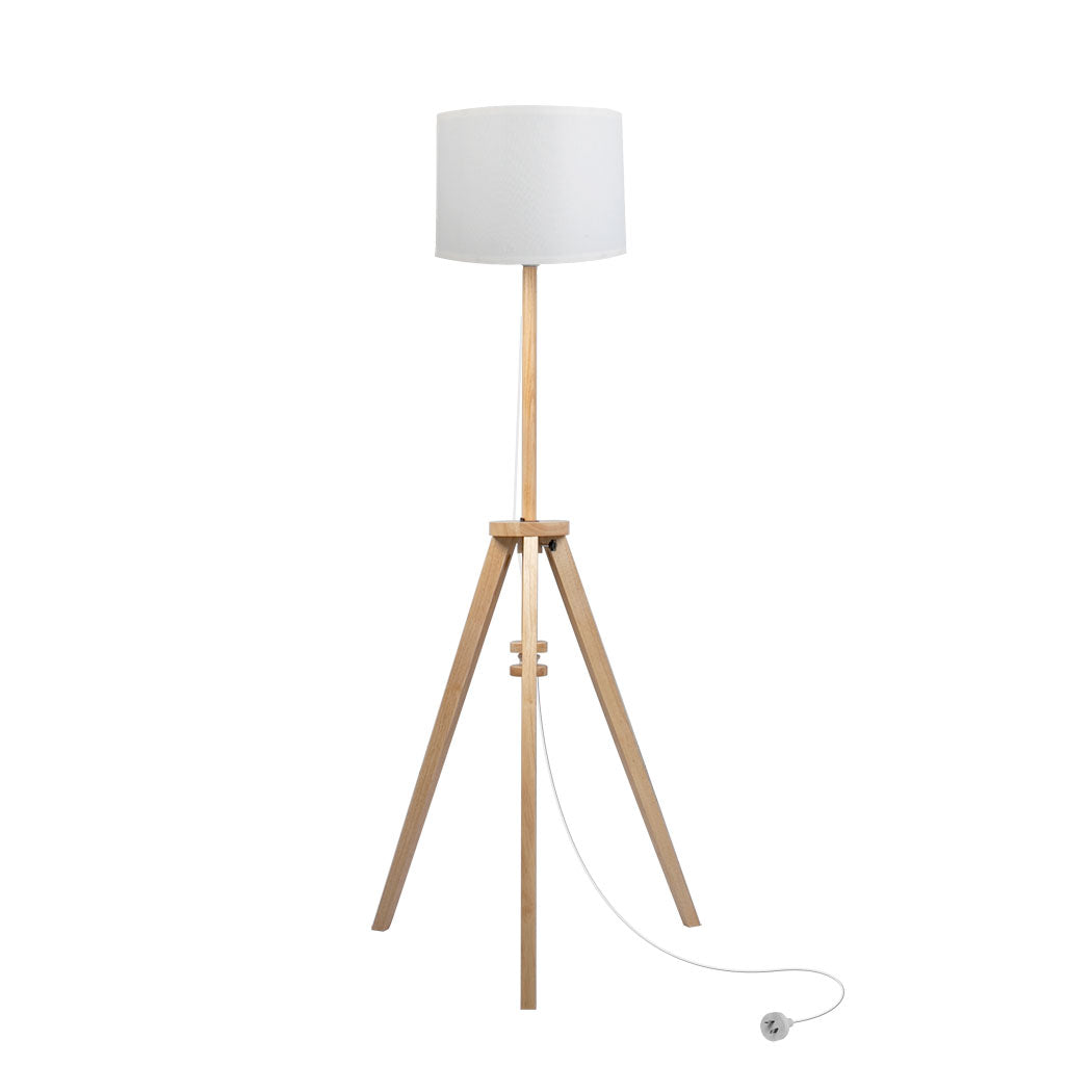 EMITTO Tripod Floor Lamp Wooden Modern Natural-2018816820777193473